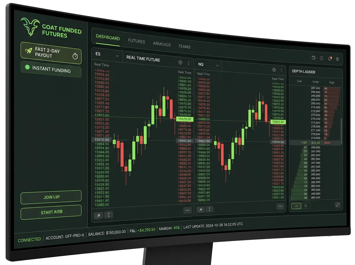 Goat Funded Futures platform