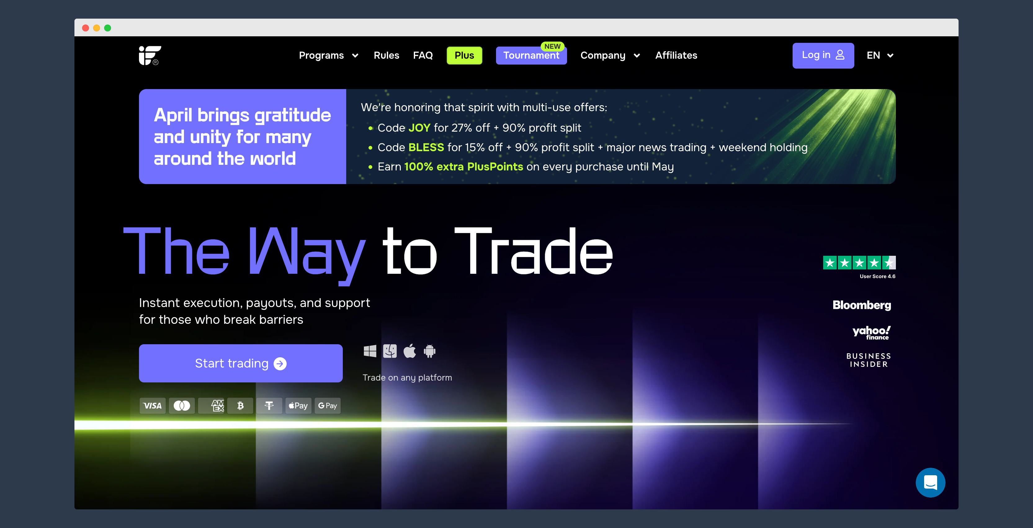 Instant Funding review